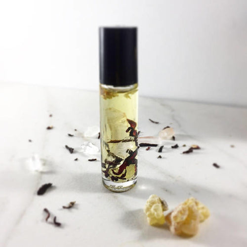 Směs esenciálních olejů s krystaly – Frankincense